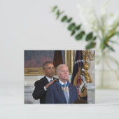 Joe Biden en Barack Obama Briefkaart (Staand voorkant)