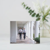 Joe Biden en Barack Obama Briefkaart (Staand voorkant)