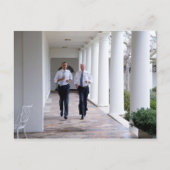 Joe Biden en Barack Obama Briefkaart (Voorkant)
