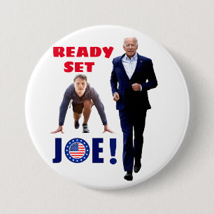 Joe Biden en Joe Kennedy Ronde Button 7,6 Cm