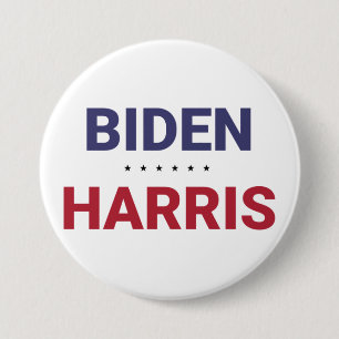 Joe Biden en Kamala Harris (2020 Amerikaanse verki Ronde Button 7,6 Cm