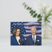 Joe Biden en Kamala Harris 2020 Running Mates Briefkaart (Staand voorkant)