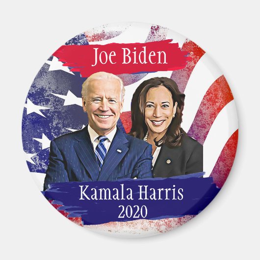 Joe Biden en Kamala Harris 2020 US-verkiezingen Magneet (Voorkant)