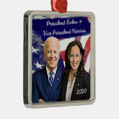 Joe Biden en Kamala Harris 2020 US-verkiezingen Metalen Ornament (Rechts)