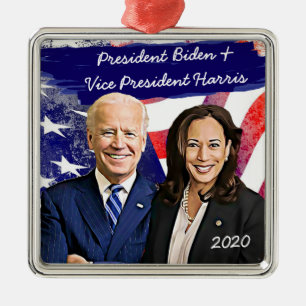 Joe Biden en Kamala Harris 2020 US-verkiezingen Metalen Ornament
