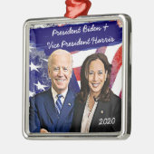 Joe Biden en Kamala Harris 2020 US-verkiezingen Metalen Ornament (Links)