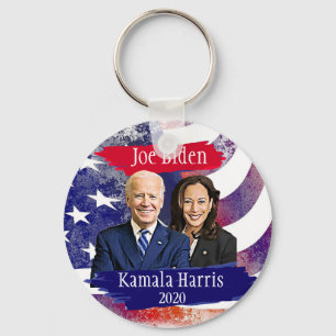 Joe Biden en Kamala Harris 2020 Verkiezingsauto Sleutelhanger