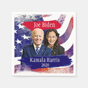 Joe Biden en Kamala Harris 2020 Verkiezingspartij Servet