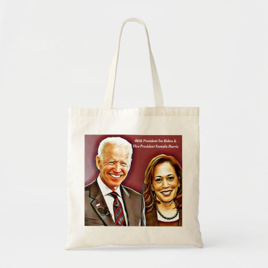 Joe Biden en Kamala Harris_ 46th President_ Tote Bag (Voorkant)