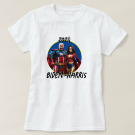Joe Biden en Kamala Harris als superhelden T-shirt