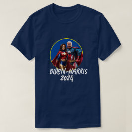 Joe Biden en Kamala Harris als superhelden T-shirt