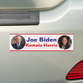 Joe Biden en Kamala Harris Bumpersticker (Op auto)