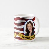 Joe Biden en Kamala Harris Portait Koffiemok (Voorkant rechts)
