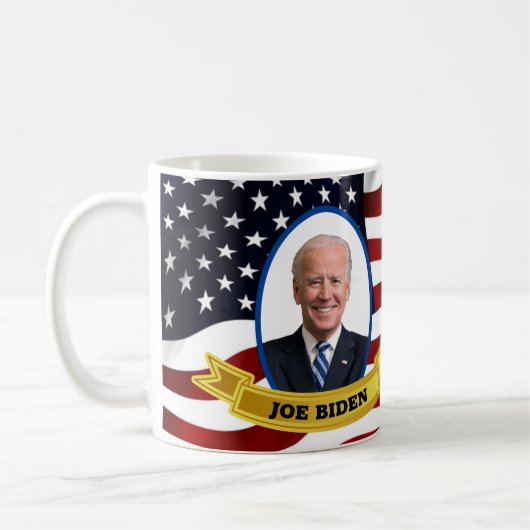 Joe Biden en Kamala Harris Portait Koffiemok (Links)