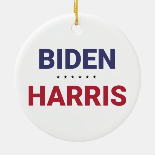 Joe Biden en Kamala Harris (Verkiezingen 2020 in d Keramisch Ornament (Achterkant)