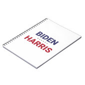 Joe Biden en Kamala Harris (Verkiezingen 2020 in d Notitieboek (Linkerzijde)