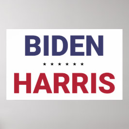 Joe Biden en Kamala Harris (Verkiezingen 2020 in d Poster