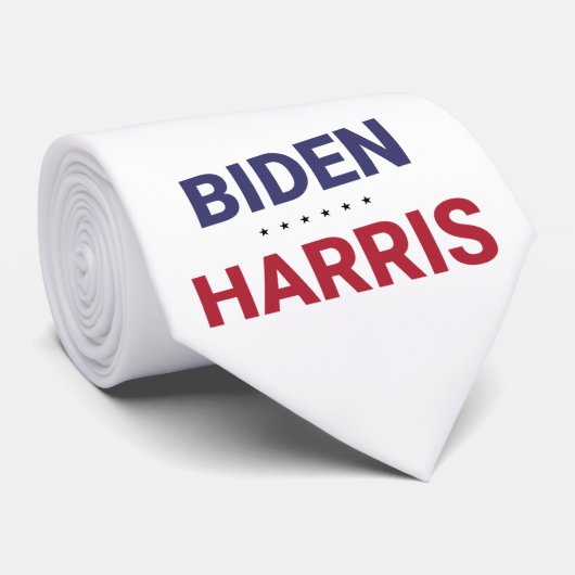 Joe Biden en Kamala Harris (Verkiezingen 2020 in d Stropdas (Opgerold)