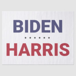 Joe Biden en Kamala Harris (Verkiezingen 2020 in d Tissuepapier