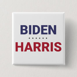 Joe Biden en Kamala Harris (Verkiezingen 2020 in d Vierkante Button 5,1 Cm