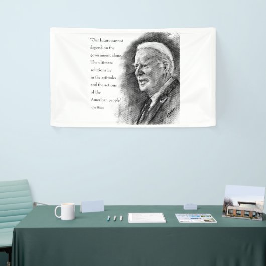 Joe Biden en Quote Banner (Beurs)