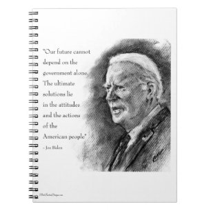 Joe Biden en Quote Notitieboek