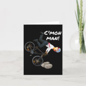 Joe Biden Fiets Crash Grappige Trump Deed Het Rijd Kaart (Voorkant)