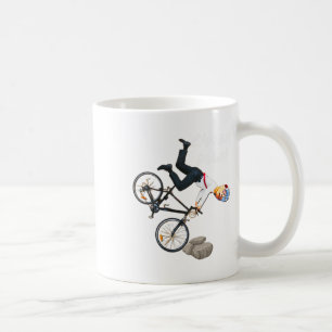 Joe Biden Fiets Crash Grappige Trump Deed Het Rijd Koffiemok