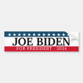 Joe Biden for President - Traditional Design 2024 Bumpersticker (Voorkant)