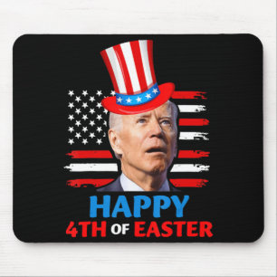 Joe Biden Funn op 4 juli, blij op 4 juli Muismat