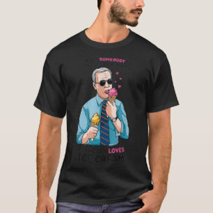 Joe Biden Funny Biden 2020 houdt van Ice Cream T-shirt