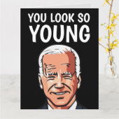 JOE BIDEN FUNNY BIRTHDAY-KAARTEN VOOR HAAR KAART (Gele Bloem)