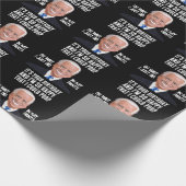 JOE BIDEN FUNNY BIRTHDAY POOP WRAPPING PAPER CADEAUPAPIER (Hoek)