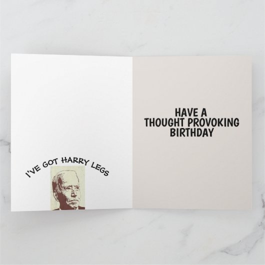 JOE BIDEN FUNNY BIRTHDAY TRUMP KAARTEN (Binnen)