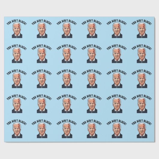 JOE BIDEN FUNNY BIRTHDAY WRAPPING PAPIER (Vlak)