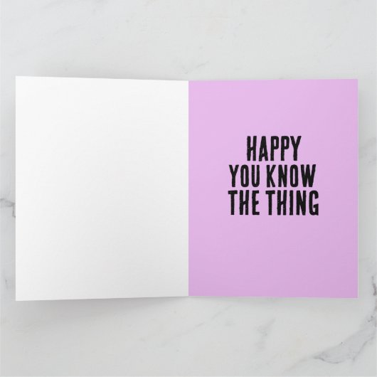 JOE BIDEN FUNNY BIRTHDAYGREETCARDS BEDANKKAART (Binnen)