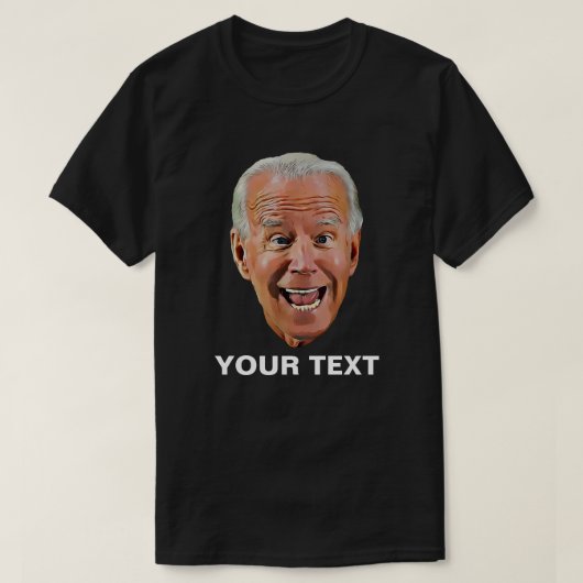  Joe Biden Funny Face T-shirt (Design voorkant)