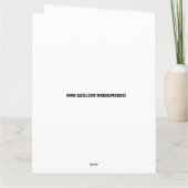 JOE BIDEN FUNNY humor BIRTHDAY-KAARTEN VOOR HAAR Kaart (Achterkant)