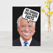 JOE BIDEN FUNNY OVER DE HILL BIRTHDAY CARDS HEM KAART (Gele Bloem)