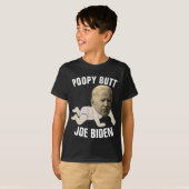 JOE BIDEN FUNNY POPPY MAAR KINDER T-Shirts (Voorkant volledig)
