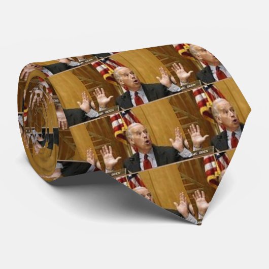 Joe Biden Gaffmaster-generaal Stropdas (Opgerold)