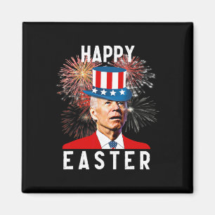 Joe Biden Gelukkig Pasen Voor Grappige 4 Juli Magneet