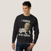 JOE BIDEN GEPOEPT IN LUIERS GRAPPIGE T-shirts (Voorkant volledig)