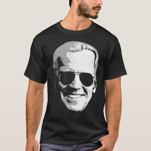 Joe Biden Gezicht met Aviators T-shirt (Voorkant)
