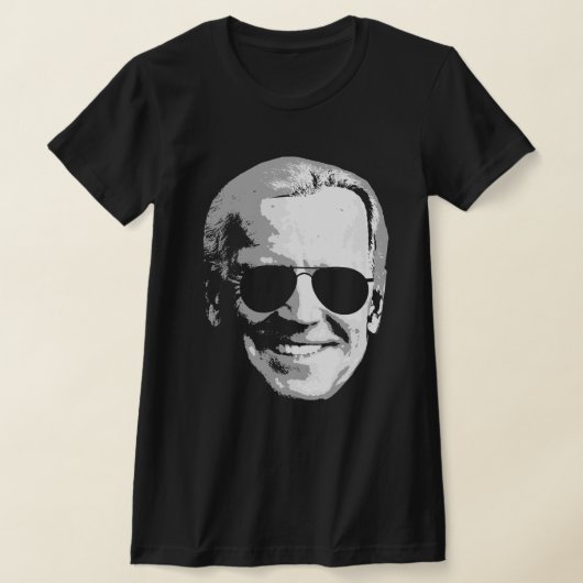 Joe Biden Gezicht met Aviators T-shirt (Laagn)
