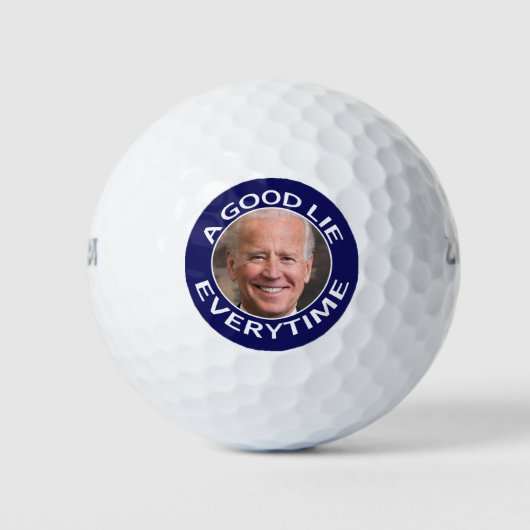 Joe Biden Good Lie Golfballen (Voorkant)