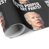 JOE BIDEN GRAPPIG DIE IN MIJN BROEK WIKKELDE CADEAUPAPIER (Rol Hoek)