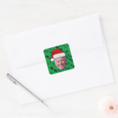 Joe Biden Grappig Groen Ho Ho Kerstmis Vierkante Sticker (Envelop)