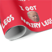 JOE BIDEN grappig kerST INPAKPAPIER (Rol Hoek)