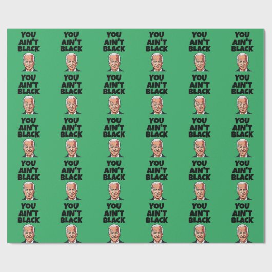 JOE BIDEN GRAPPIG KERSTGIGANT INPAKPAPIER (Vlak)